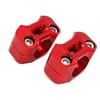 Adattatori manubrio 22/28 mm CNC Rosso in Manubri e Comandi
