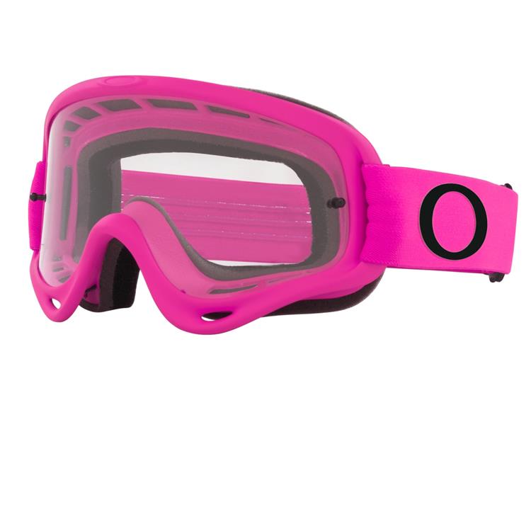 Mascherina OAKLEY O Frame MX Moto Rosa - Lente Chiara