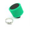 Filtro Aria pit bike 35 mm storto Verde in Alimentazione e Carburatori