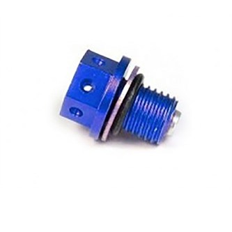 tappo olio magnetico blu