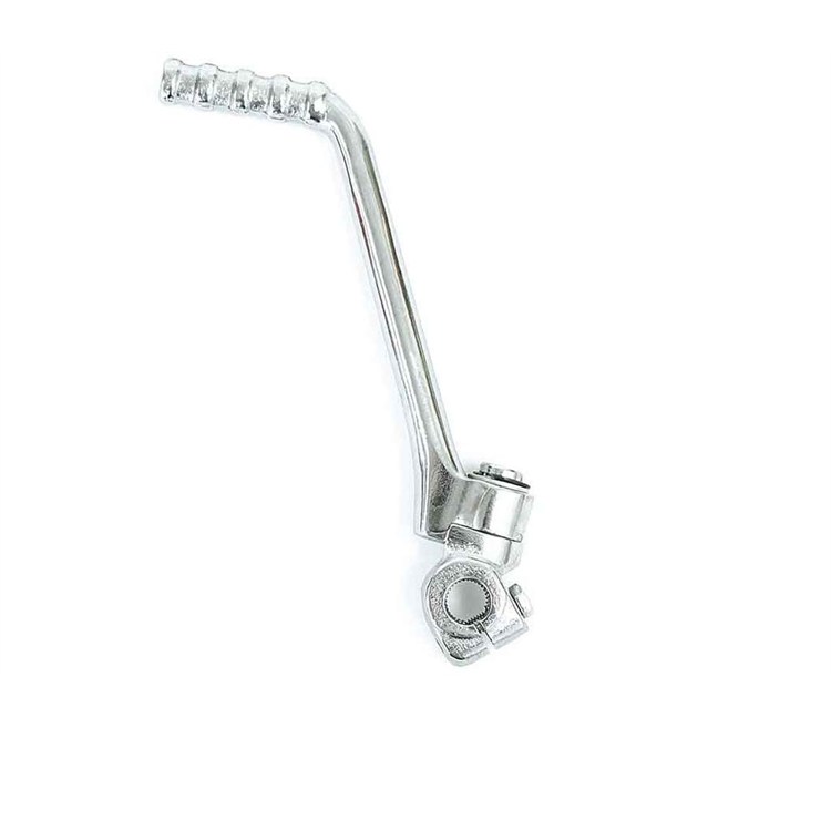 Leva Kick starter snodata rinforzata 14 mm Argento per motori Pit Bike