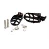 Set Pedane Pit bike tipo A acciaio Nere in Leve Pedane e Pedali