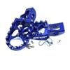 Coppia pedane in ergal KTM 520 EXC-F (00-02) blu in Telaio Enduro