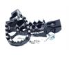 Coppia pedane in ergal Yamaha YZ 85 (02-25) nere in Telaio