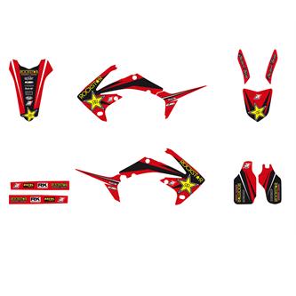 kit grafiche honda crf 450 r 09 12 rockstar energy