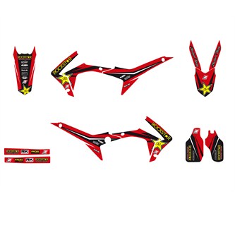kit grafiche honda crf 450 r 13 16 rockstar energy