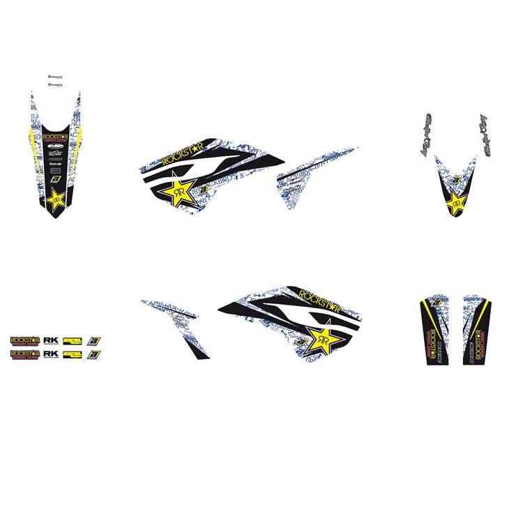 Kit grafiche Husqvarna 125 TE (14-16) Rockstar Energy