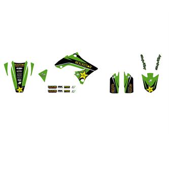 kit grafiche kawasaki kx 450 f 09 11 rockstar energy