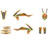 Kit grafiche KTM 125 XC-W (2017-2019) Rockstar Energy in Adesivi e grafiche