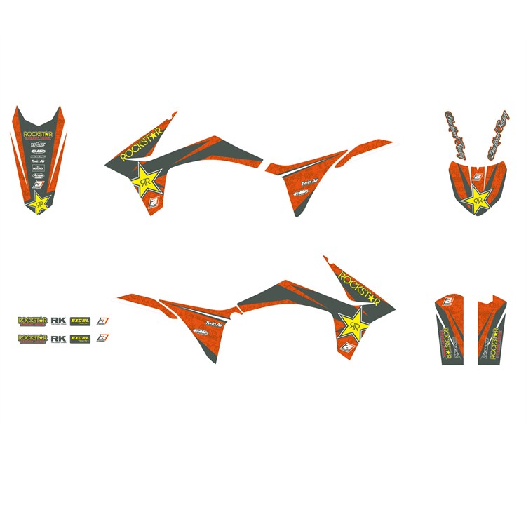 Kit grafiche KTM 450 EXC-F (2012-2013) Rockstar Energy