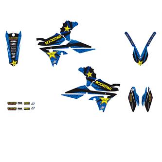 kit grafiche yamaha yz 250 f 14 18 rockstar energy