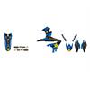 Kit grafiche Yamaha YZ 450 F (2018-2022) Rockstar Energy in Adesivi