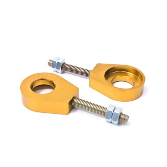 set tendicatena vite forcellone pitbike oro