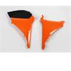 Coperchio cassa filtro KTM 125 EXC (12-13) arancione e nero* in Plastiche Enduro
