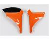Coperchio cassa filtro KTM 125 SX (12) arancione e nero* in Plastiche