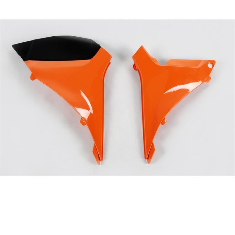 Coperchio cassa filtro KTM 125 SX (12) arancione e nero*