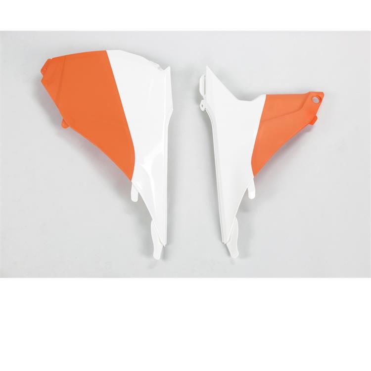 Coperchio cassa filtro KTM 125 SX (13-15) bianco e arancione*