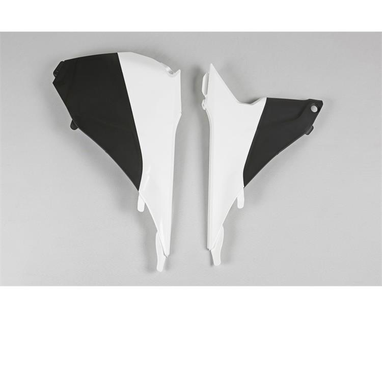 Coperchio cassa filtro KTM 125 SX (13-15) Bianco e Nero