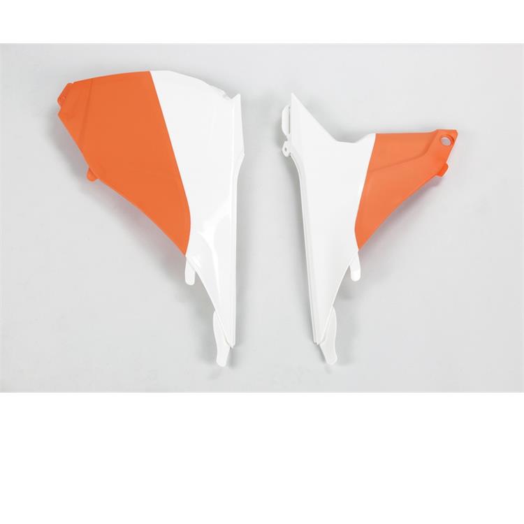Coperchio cassa filtro KTM 450 SX-F (13-15) Bianco e arancione*