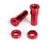 Set viti fermacopertone Rosso in Cerchi e Gomme