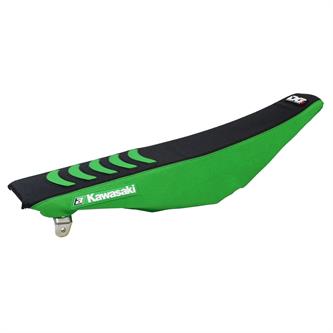 copertina sella blackbird double grip 3 verde nera kawasaki kx 450 f 12 18
