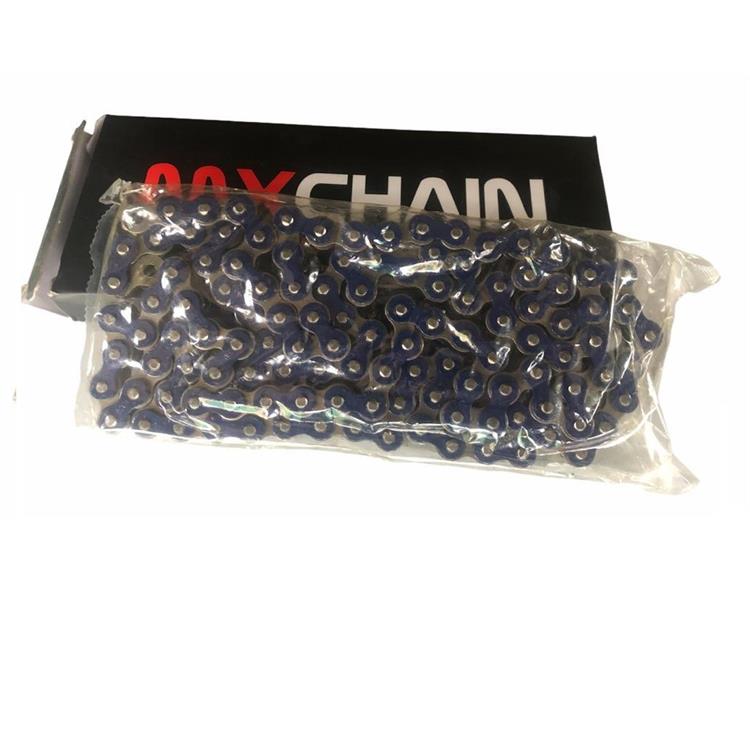 Catena MX CHAIN 520 cross senza o-ring 120 maglie - Blu