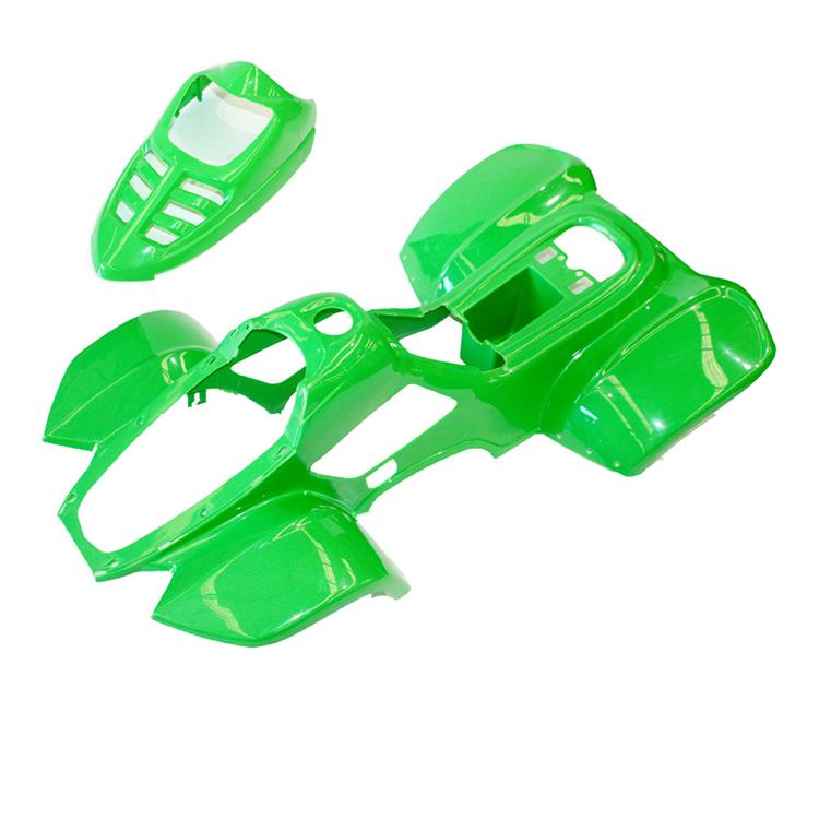 Plastica carena miniquad monofaro Verde