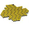 Catena KMC 420 136 maglie Giallo in Trasmissione