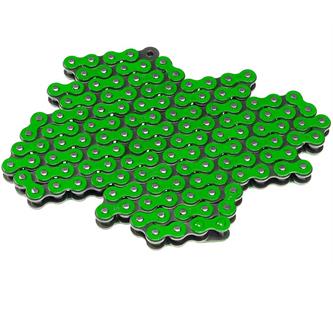 catena pitbike 420 verde