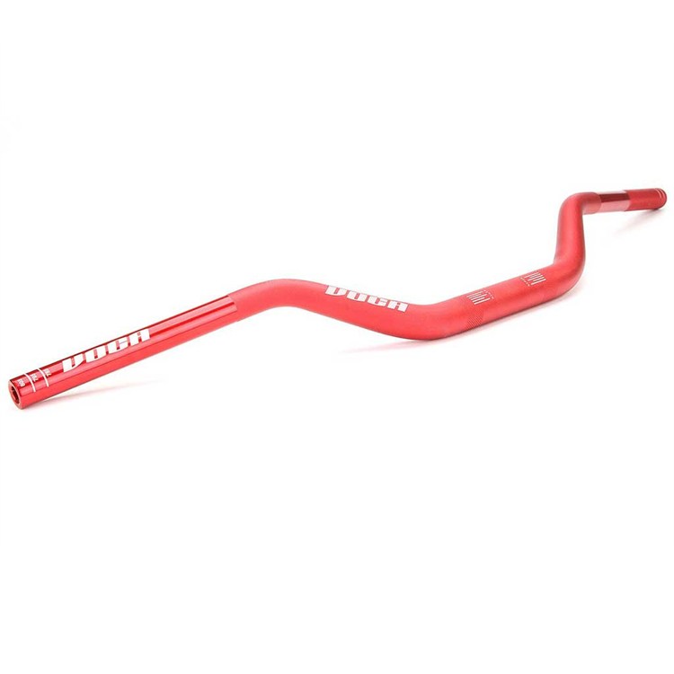 Manubrio Voca 28 mm alluminio T6 Rosso