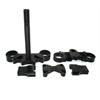 Piastre Sterzo pit bike 45/48 Interasse 165 CNC Nero riser 28 mm in Sospensioni e Piastre