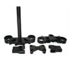 Piastre Sterzo pit bike 45/48 Interasse 165 CNC Nero riser 28 mm in Sospensioni e Piastre