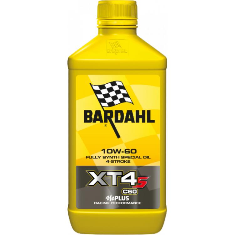 Olio motore Bardahl XT4-S C60 10W60 racing 100% sintetico (1L)