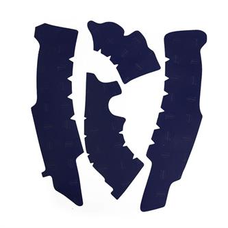 paratelaio adesivo in gomma vibram per yamaha yz 450 f 10 13 blue