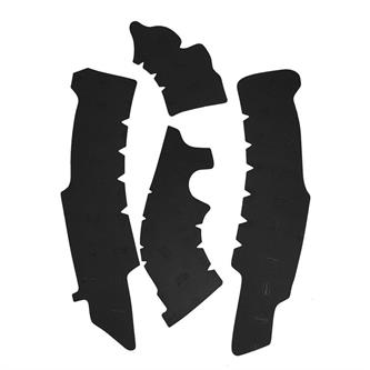 paratelaio adesivo in gomma vibram per yz yamaha 450 f 10 13 nero