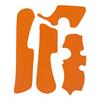 Paratelaio adesivo Vibram per KTM 450 EXC-F (12-16) Arancione  in Protezioni moto