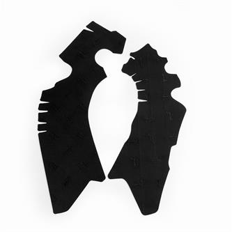 paratelaio adesivo in gomma vibram per suzuki 450 rmz 10 12 nero