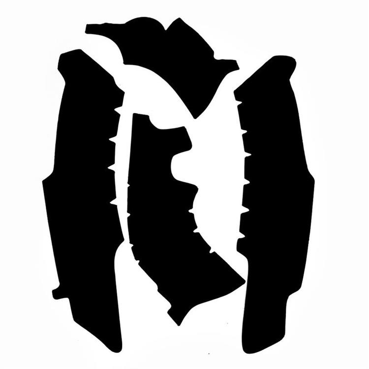 Paratelaio adesivo Vibram per Yamaha YZ 450 F (2014-2017) Nero