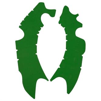 paratelaio adesivo in gomma vibram per kawasaki kx 450 f 13 20 verde