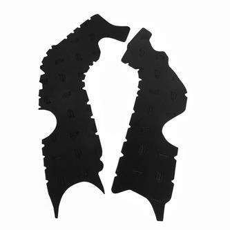 paratelaio adesivo in gomma vibram per honda crf 450r 17 19 nero