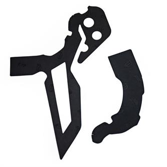 paratelaio adesivo in gomma vibram per ktm 450 sx f 19 21 nero