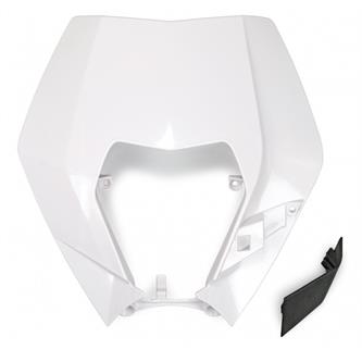 portafaro anteriore ktm 125 exc 09 13 bianco