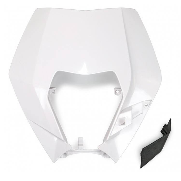 Portafaro anteriore KTM 125 EXC (09-13) bianco*
