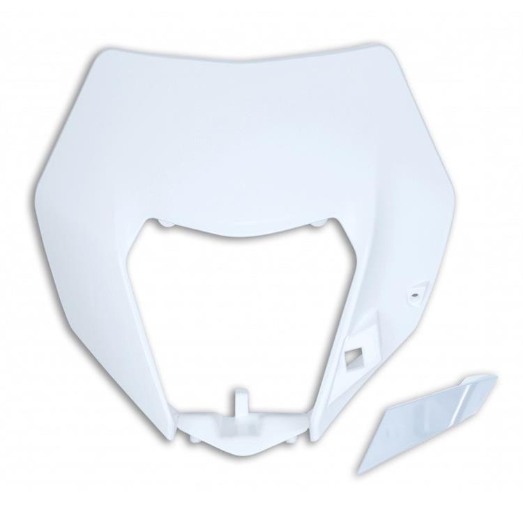 Portafaro anteriore KTM 125 EXC (14-16) bianco*