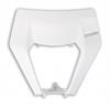 Portafaro anteriore KTM 125 XC-W (17-19) Bianco in Plastiche