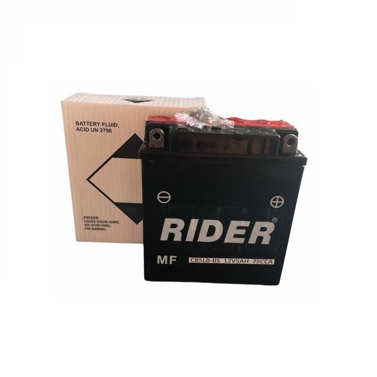 Batteria Rider CB5LBBS HONDA MTX R (JD05) 125cc 1983-1995 (Yuasa code YB5L-B)