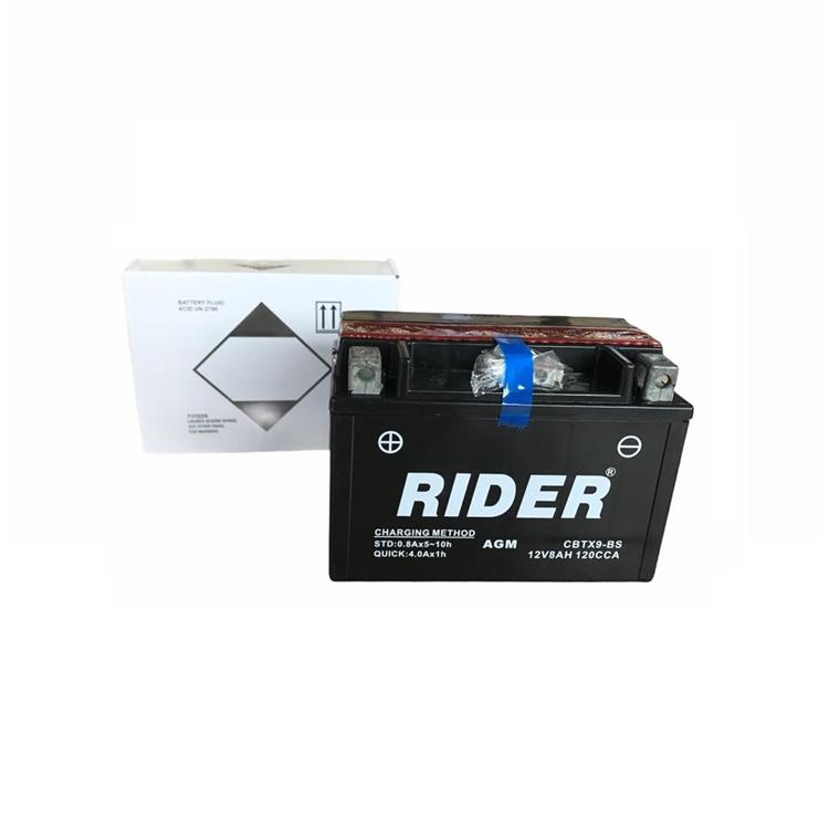 Batteria Rider CBTX9BS MALAGUTI Centro IE 160cc 2007-2010 (Yuasa code YTX9-BS)