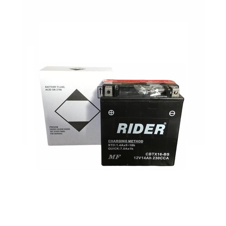 Batteria Rider CBTX16BS PIAGGIO MP3 MIC [M59102] 400cc (2008-2011) [Yuasa code YTX16-BS]