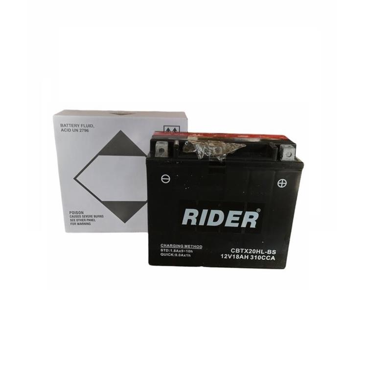 Batteria Rider CBTX20HLBS HARLEY DAVIDSON FLSTN Heritage Softail Nostalgia 1340cc 1993-1995 (Yuasa code YTX20HL-BS)