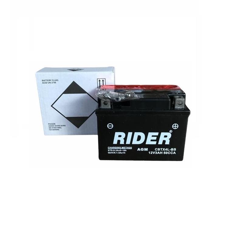 Batteria Rider CBTX4LBS ADLY Z1 100cc 0000-0000 (Yuasa code YTX4L-BS)